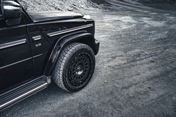 9x20 ET28 Twin-Monotube-Projekt-AT20G Alufelge in schwarz für Mercedes G-Klasse W463